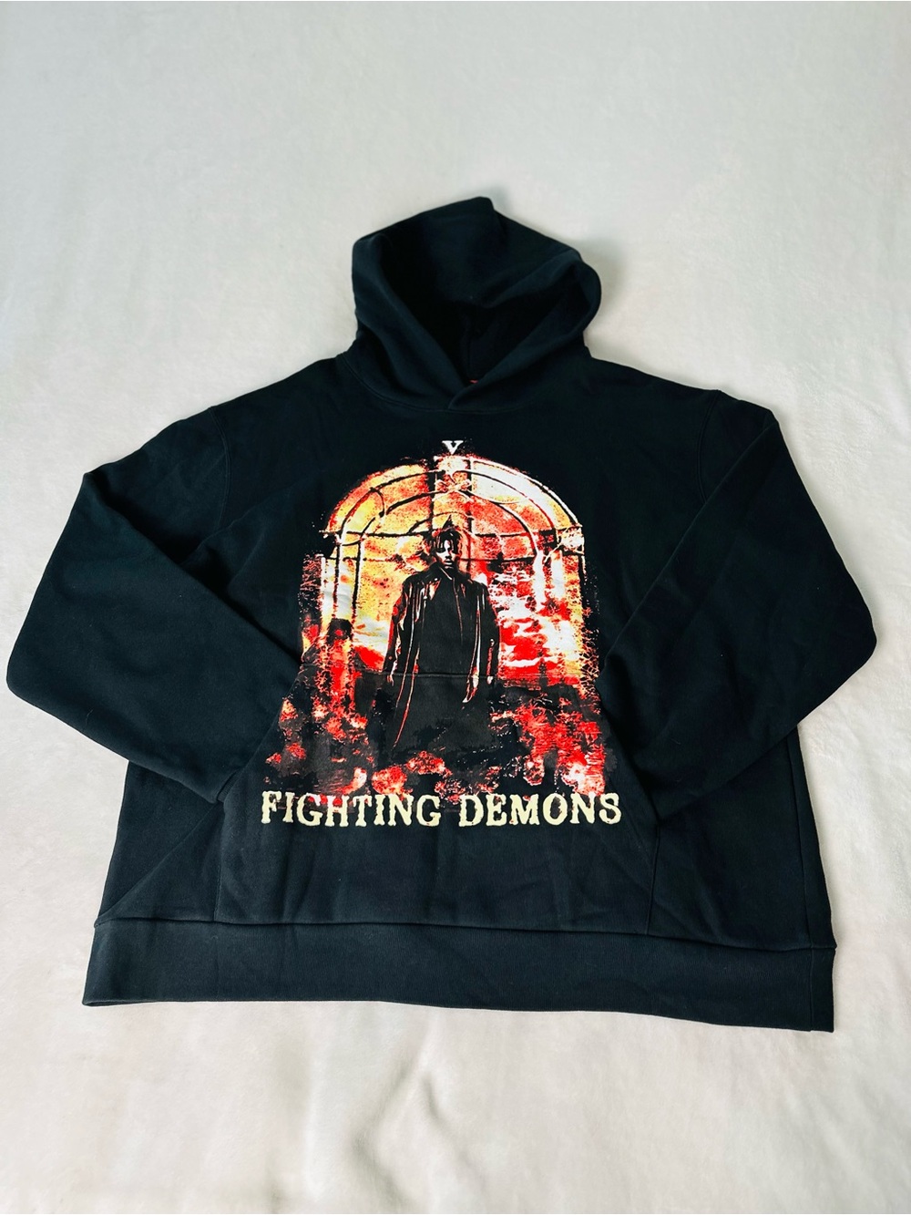 Juice WRLD x Vlone Fighting Demons Hoodie Size 2XL